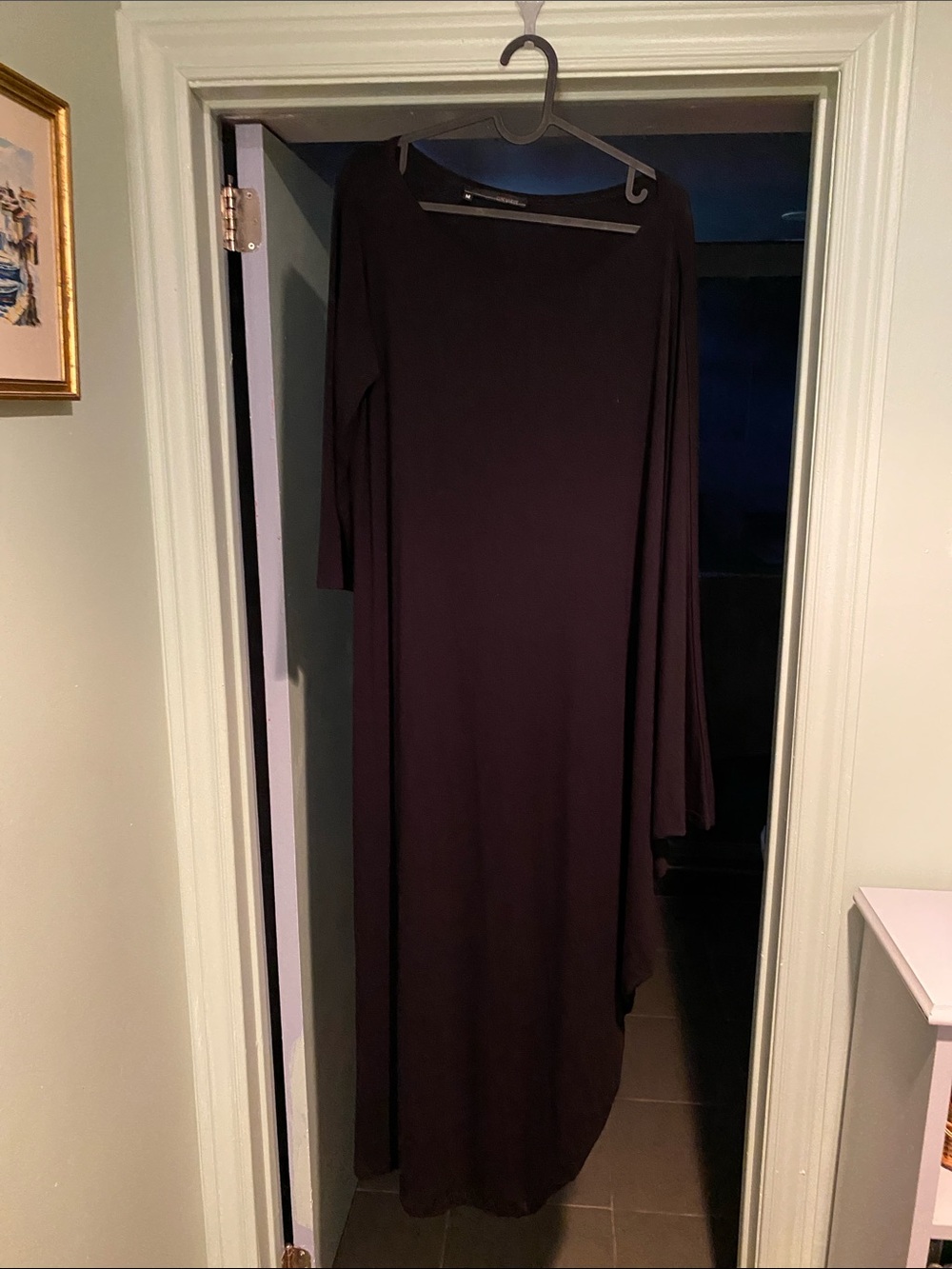 Elsewhere Asymmetrical Dress Black  Size M